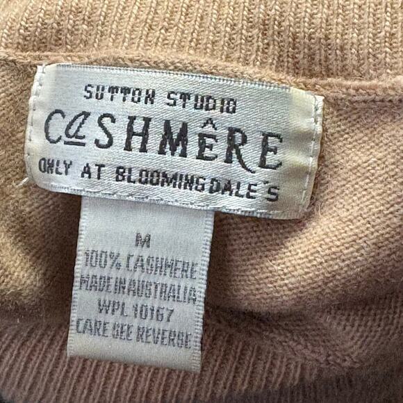 Sutton Studio Cashmere Sweater Woman's Medium Turtleneck Soft Lightweight - Picture 8 of 11